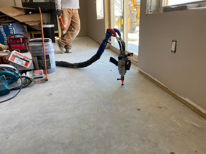 Concrete floor leveling B.C.